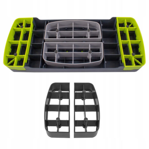 Stepper aerobic, ajustabil in 3 trepte, gri/verde, greutate maxima 250 kg, cu covoras de protectie - Image 7