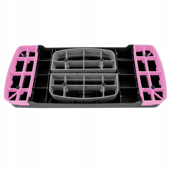 Step pad, 2 fokozatban állítható, szürke/rózsaszín, maximális súly 250 kg, védőszőnyeggel - Image 7