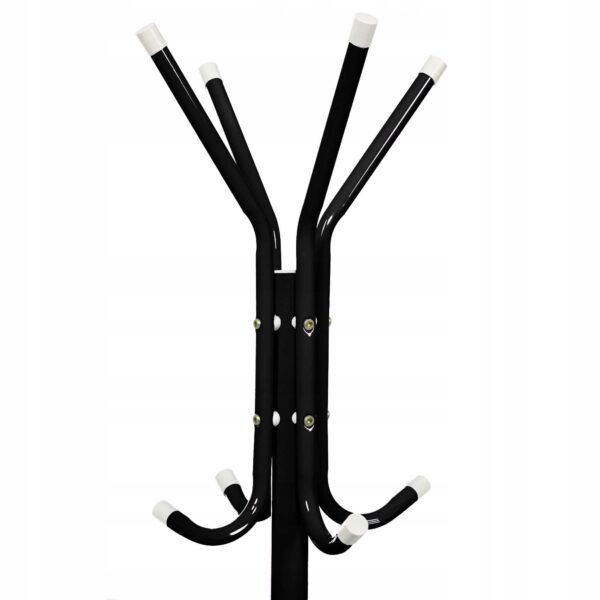 Sersimo fém rúdakasztó, 12 horog, 177 cm, fekete - Image 8