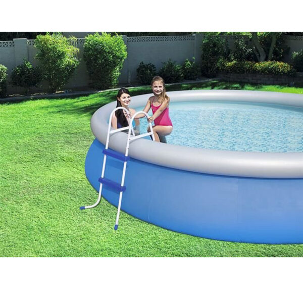 Scara pentru piscina Bestway, cu 2 trepte, 84cm, alb - Image 3