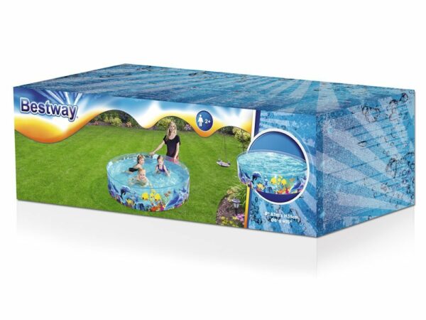 Piscina Bestway pentru copii, 183×38 cm, 950 litri, rotunda - Image 5