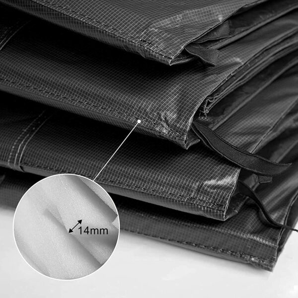 Protectie arcuri pentru trambulina cu diametrul de 244 cm, Negru - Image 5