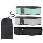 (DL) Set 3 benzi elastice-textil, multicolor, 3 trepte dificultate
