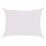 Napvitorla Sersimo SN137, téglalap alakú, vízálló, UV védelemmel, 4x2m, világosszürke