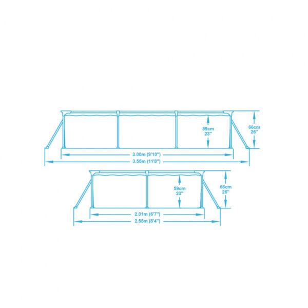 Piscina cadru metalic Bestway, 300x201x66 cm, 3.300 litri, cu pompa de filtrare - Image 10