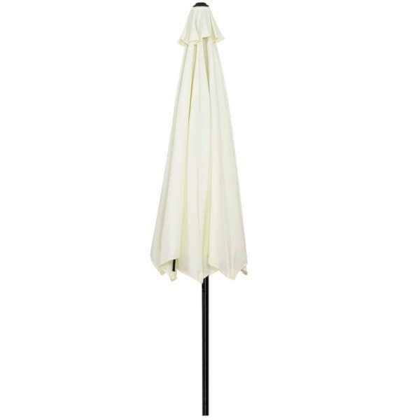 Umbrela terasa gradina, cu manivela si inclinare, GU17, diametru 300cm, Crem - Image 14