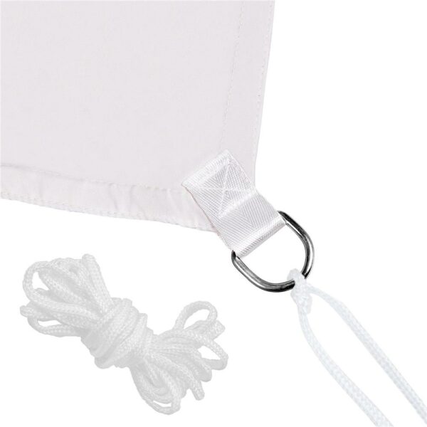 Copertina prelata de soare Sersimo SN133, dreptunghiulara, impermeabila cu protectie UV, 4x3m, gri deschis - Image 3