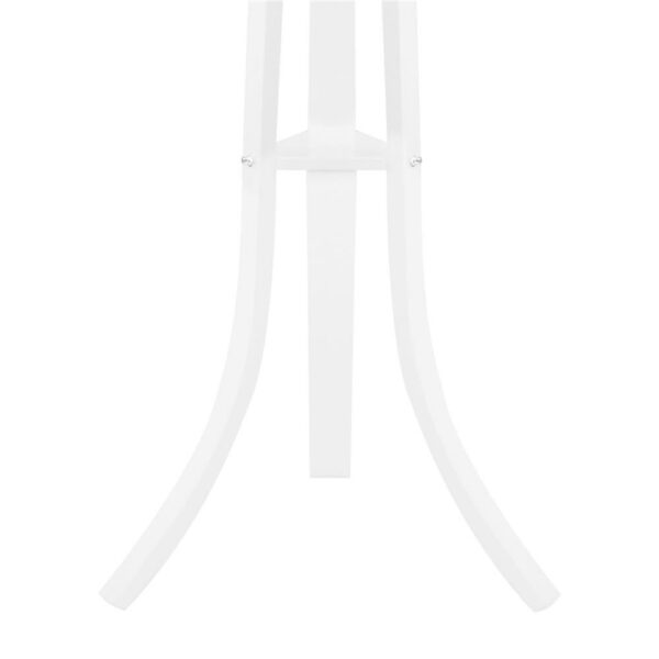 Cuier din metal Sersimo, 9 agatatoare, 180cm, alb - Image 4