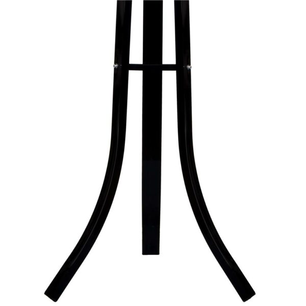Cuier din metal Sersimo, 9 agatatoare, 180cm, negru - Image 4