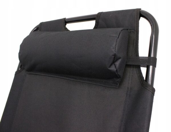 Sezlong pliabil SERSIMO, Relax Zero Gravity, 80x60x153cm, Negru - Image 4