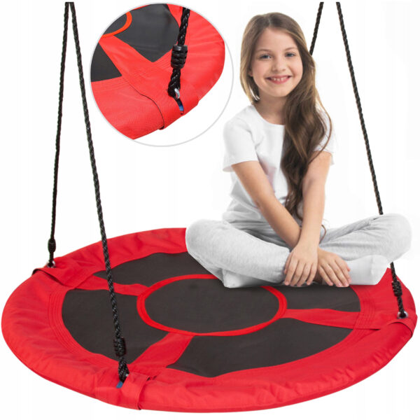 Leagan tip cuib Sersimo GO-L70D4A, 80cm, 100 kg, rosu - Image 4