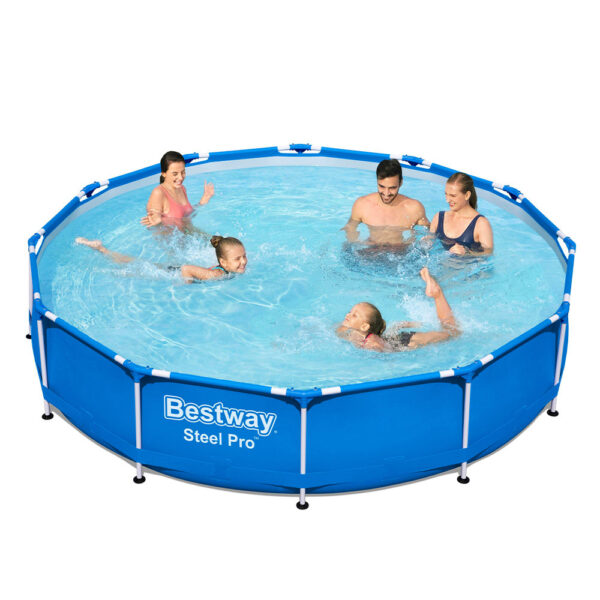 Piscina cadru metalic Bestway, 366x76 cm, 6500 litri, cu pompa de filtrare - Image 7