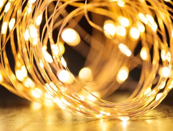 Lineáris fényfüzér 100 LED, 1,5 m, napelemes töltéssel - Image 5