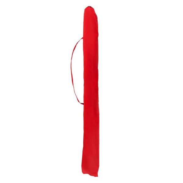 Umbrela tip cort de plaja, cu 2 pereti laterali, 170cm, rosu - Image 4