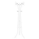 Cuier din metal Sersimo, 9 agatatoare, 180cm, alb