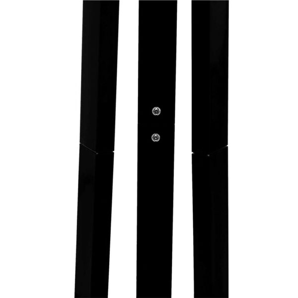 Cuier din metal Sersimo, 9 agatatoare, 180cm, negru - Image 6
