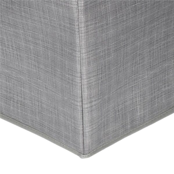 Organizator dulap tip lada cu 3 sertare, Sersimo, textil, gri - Image 6