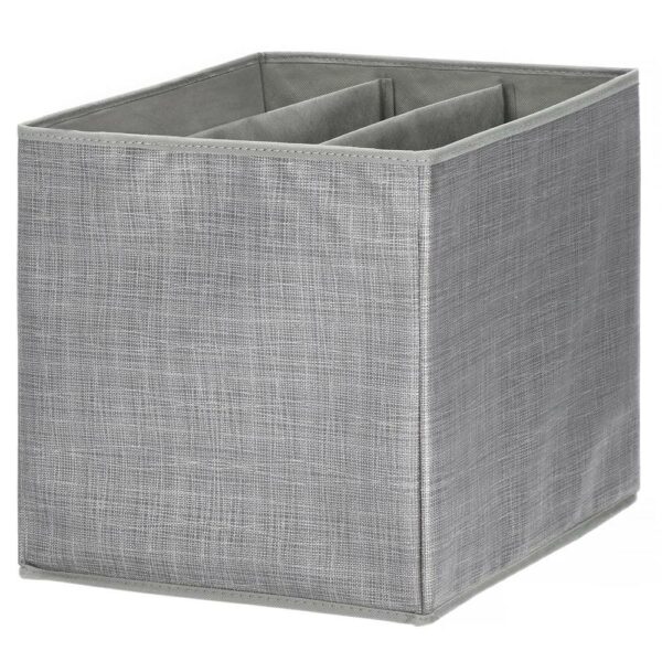 Organizator dulap tip lada cu 3 sertare, Sersimo, textil, gri - Image 7