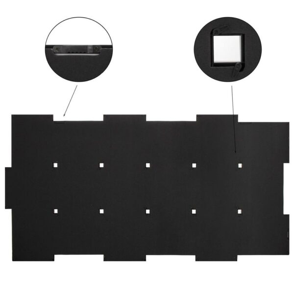 Fali képkeret, 18 fotóból álló kollázs, 52x101cm, fekete - Image 7
