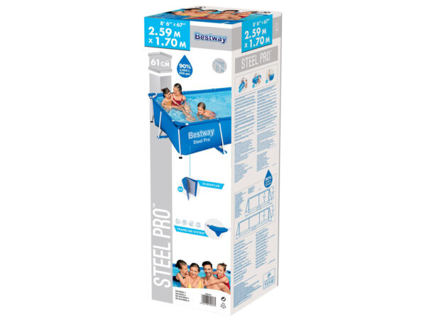 Piscina cadru metalic Bestway, 259x170x61 cm, 2.300 litri - Image 8