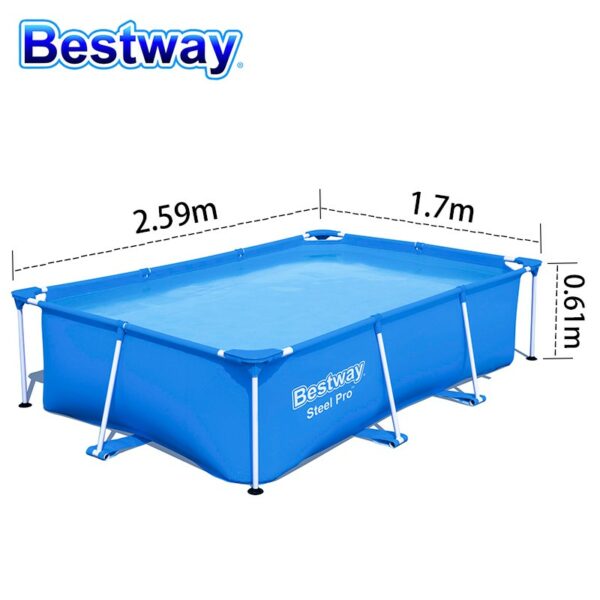 Piscina cadru metalic Bestway, 259x170x61 cm, 2.300 litri - Image 9