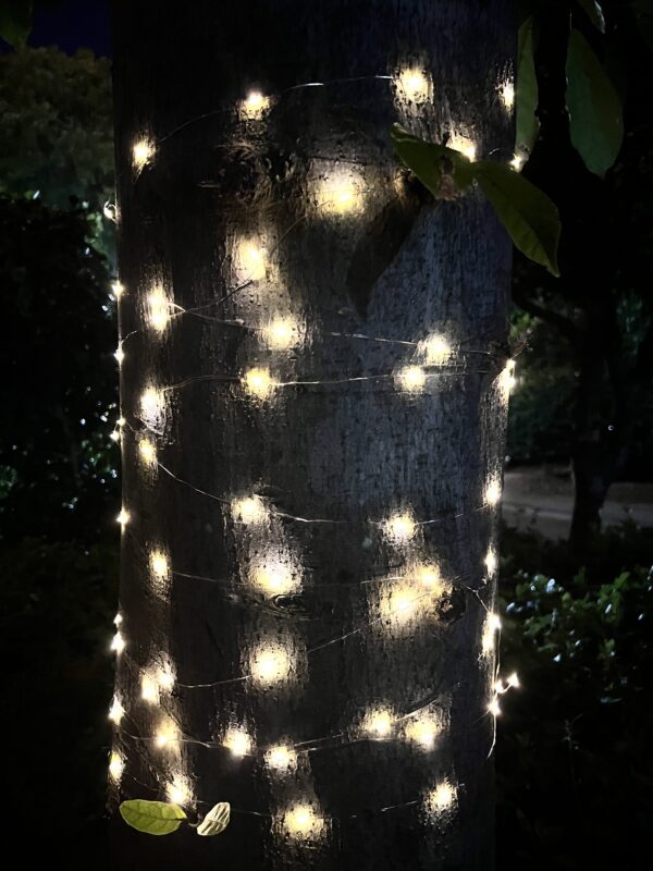Lineáris fényfüzér 100 LED, 1,5 m, napelemes töltéssel - Image 11