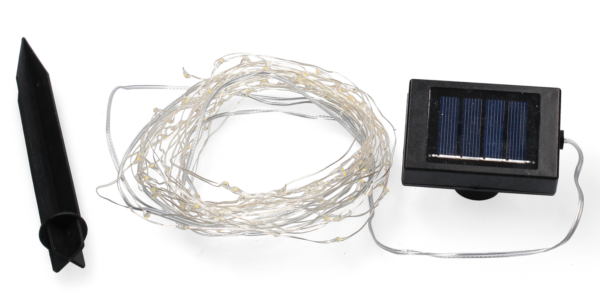 Lineáris fényfüzér 100 LED, 1,5 m, napelemes töltéssel - Image 12