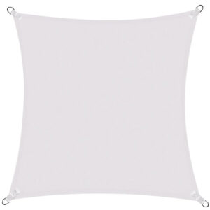 Copertina prelata de soare Sersimo SN129, patrata, impermeabila cu protectie UV, 3x3m, gri deschis
