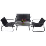 (DL) Set mobilier gradina Sersimo Pisa, 2 fotolii, canapea si masuta