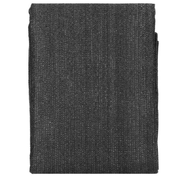 Paravan de balcon impermeabil poliester, 90x500cm, gri inchis - Image 11