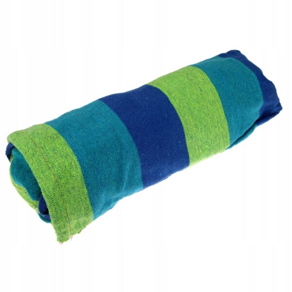 Hamac doua persoane, Sersimo, 200x150 cm, verde albastru - Image 8