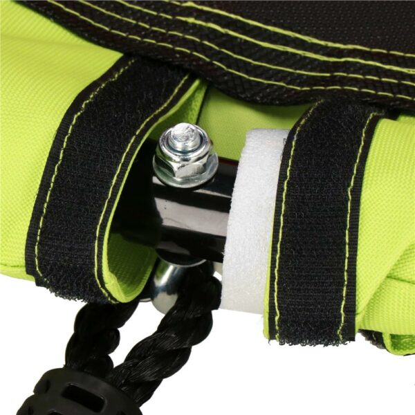 Leagan tip cuib Sersimo NS22, diametru 110cm, inaltime reglabila, pentru exterior, sarcina 150 kg, Verde Negru - Image 14