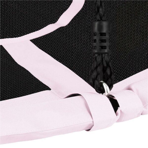 Leagan tip cuib Sersimo NS25, diametru 110cm, inaltime reglabila, pentru exterior, sarcina 150 kg, Roz pal - Image 21
