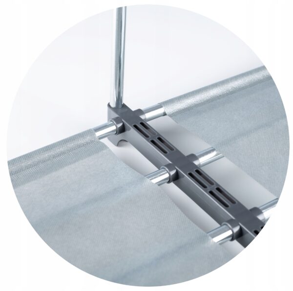 Sistem modular de depozitare Sersimo, 120x126x24 cm, gri - Image 3
