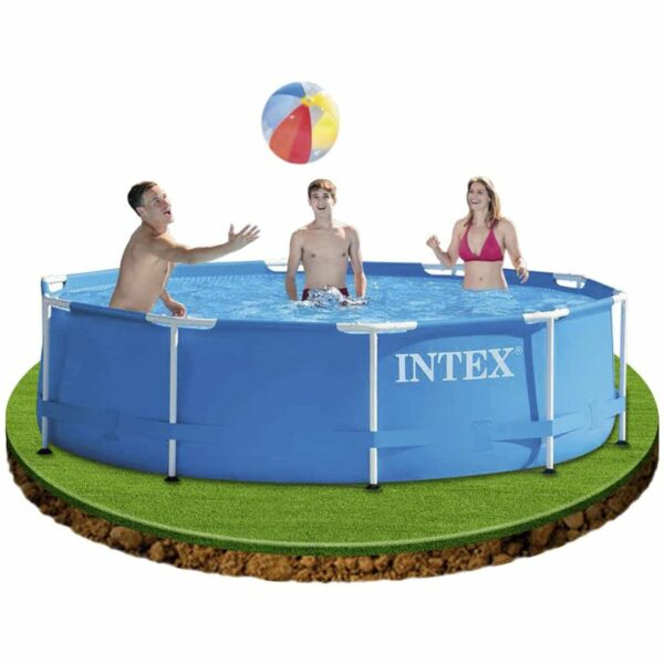 Piscina cadru metalic Intex, 305x76 cm, 4500 litri, rotunda, cu pompa de filtrare - Image 7