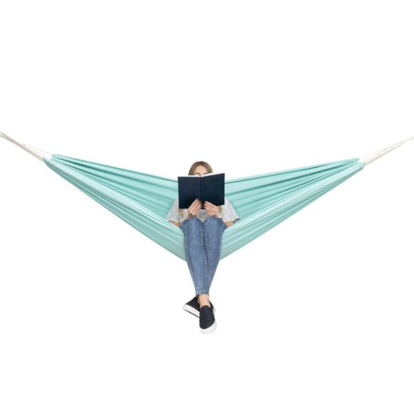 Hamac doua persoane, Sersimo, 200kg, 200x150 cm, verde - Image 7