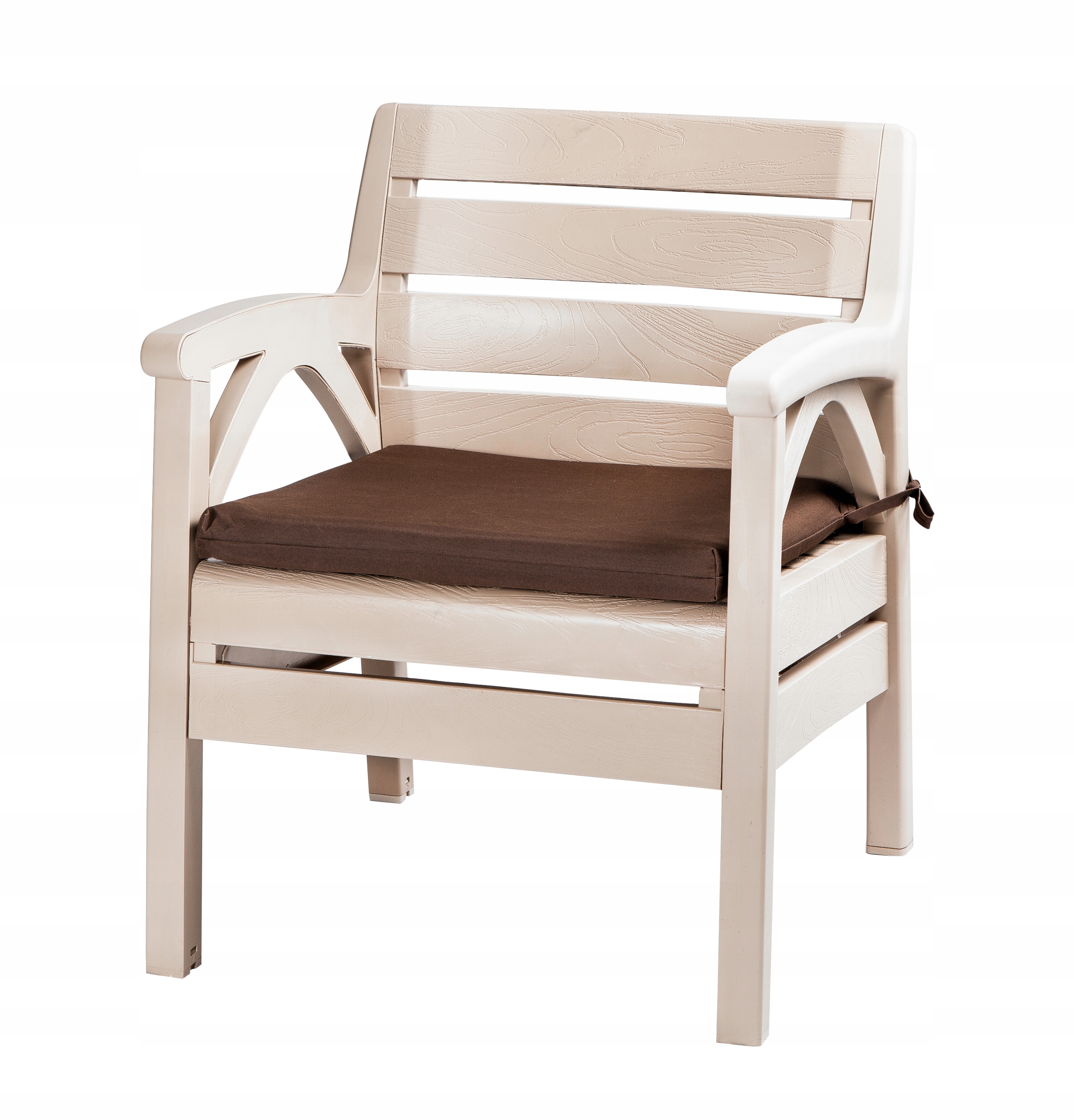 (DL) Set mobilier gradina Sersimo Illy, 2 fotolii, canapea, masa, crem - Image 5