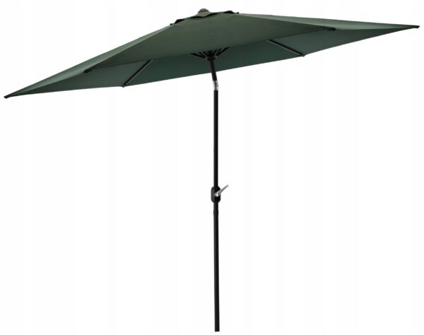 Umbrela terasa gradina, cu inclinare si husa, 300cm, Verde - Image 5