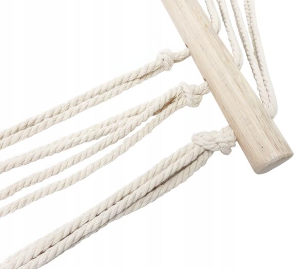 Hamac scaun suspendat brazilian Sersimo, 120kg, albastru alb - Image 5