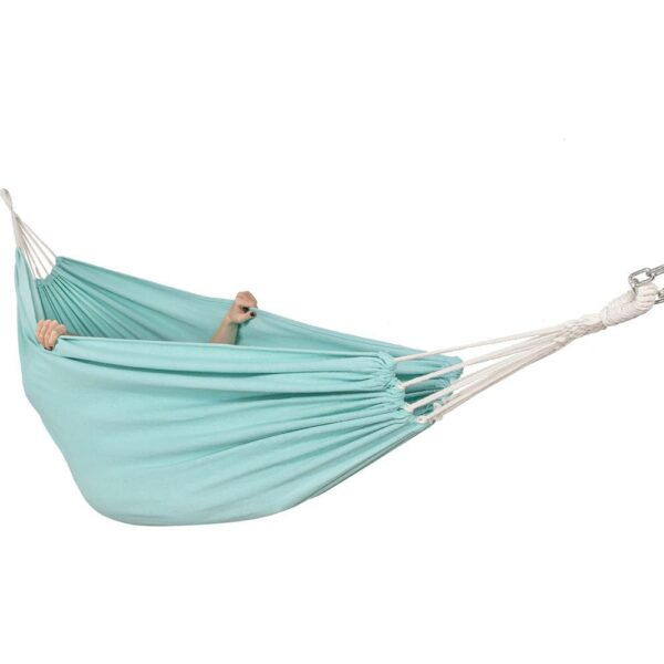 Hamac doua persoane, Sersimo, 200kg, 200x150 cm, verde - Image 9