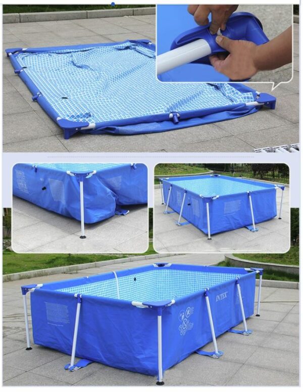 Piscina cadru metalic Intex, 220x150x60 cm, 1.600 litri - Image 7