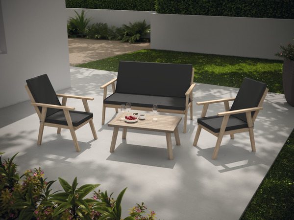 (DL) Set mobilier gradina/terasa Sersimo Alana, 2 fotolii, canapea si masuta - Image 5