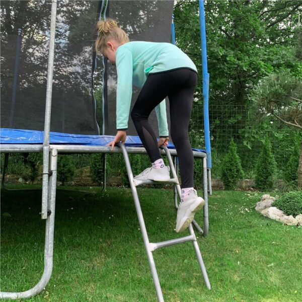 Univerzális acél létra trambulinokhoz, 2 lépcsős, 90cm - Image 8