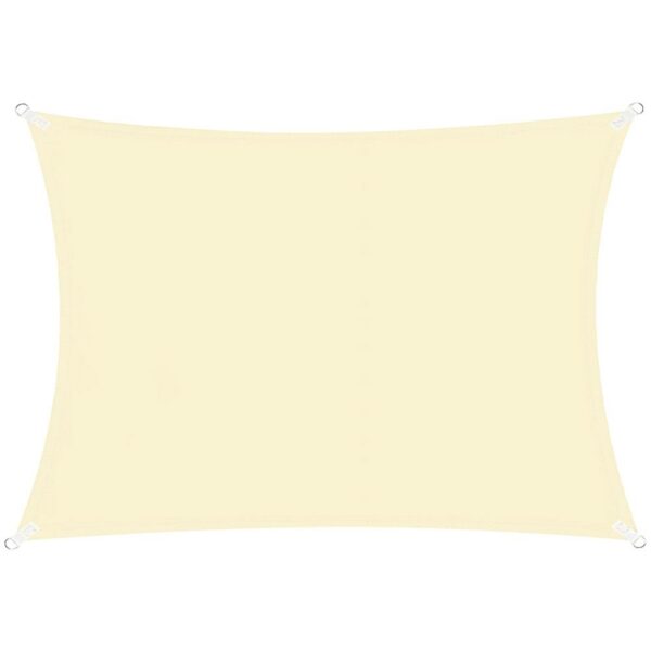Copertina prelata de soare Sersimo SN136, dreptunghiulara, impermeabila cu protectie UV, 4x2m, ecru
