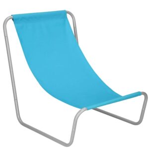 Strandszék Sersimo GC026, összecsukható, 90kg, 52x88cm, kék