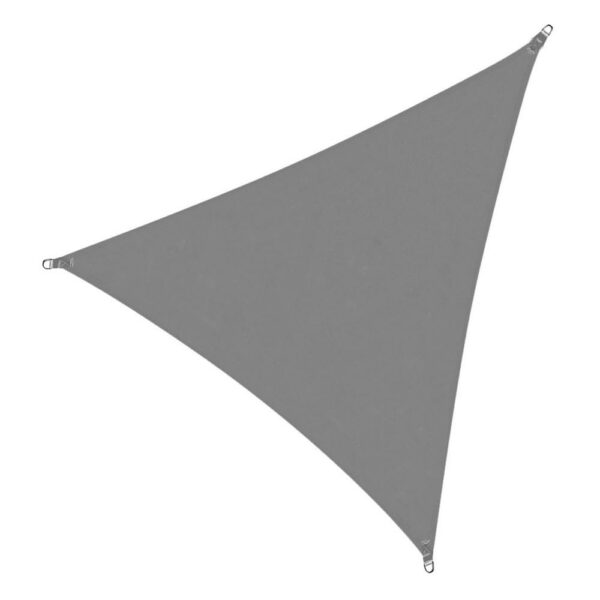 Copertina prelata de soare Sersimo SN149, triunghiulara, impermeabila cu protectie UV, 3x3x3m, gri inchis