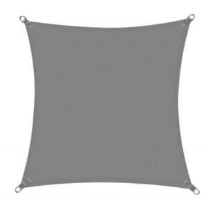Copertina prelata de soare Sersimo SN150, patrata, impermeabila cu protectie UV, 5x5m, gri inchis