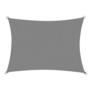 Copertina prelata de soare Sersimo SN152, dreptunghiulara, impermeabila cu protectie UV, 4x3m, gri inchis