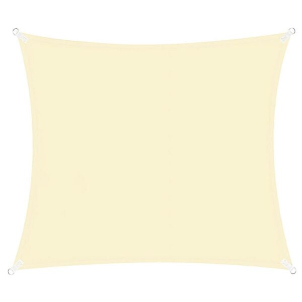 Copertina prelata de soare Sersimo SN128, patrata, impermeabila cu protectie UV, 3x3m, ecru