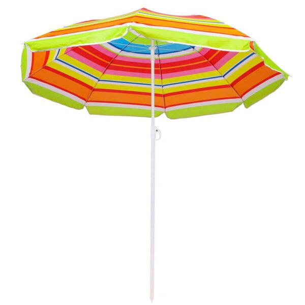 Umbrela de plaja pliabila, Sersimo BU017, 160cm, multicolor - Image 2